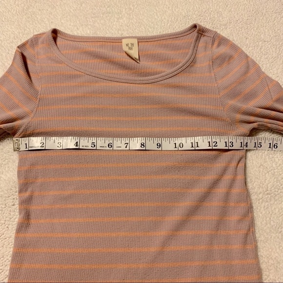 Free People Good Find Bell Fluted Sleeve Ribbed Top - Picture 6 of 14